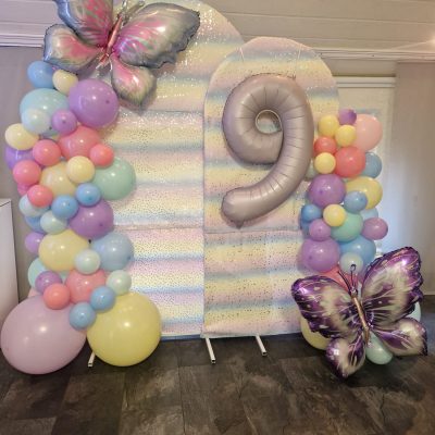 Ballonbackdrop 9 Jahre Geburtstag Ballonbackdrop 9 Jahre Geburtstag